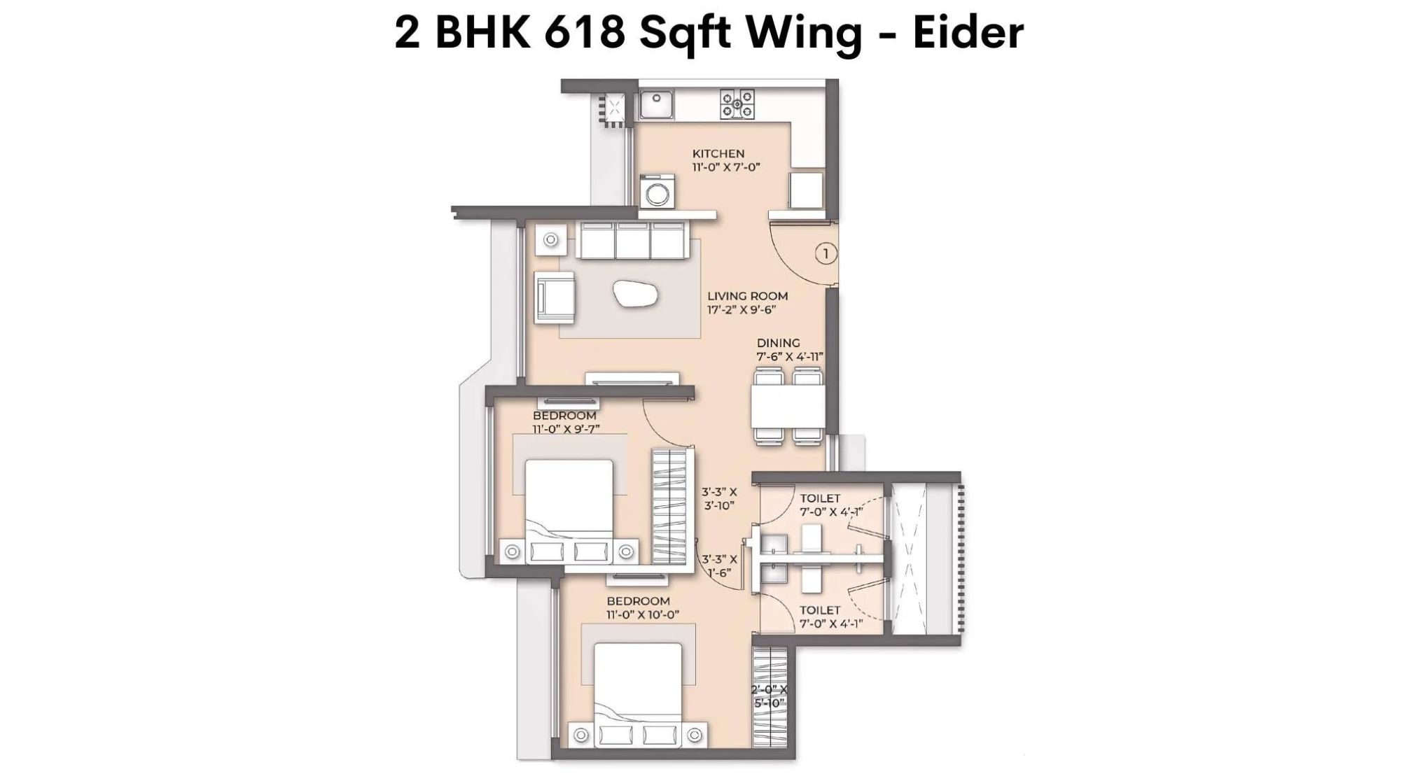 Arkade-Nest-Floor-Plan-Eider-2-BHK-618-Sqft